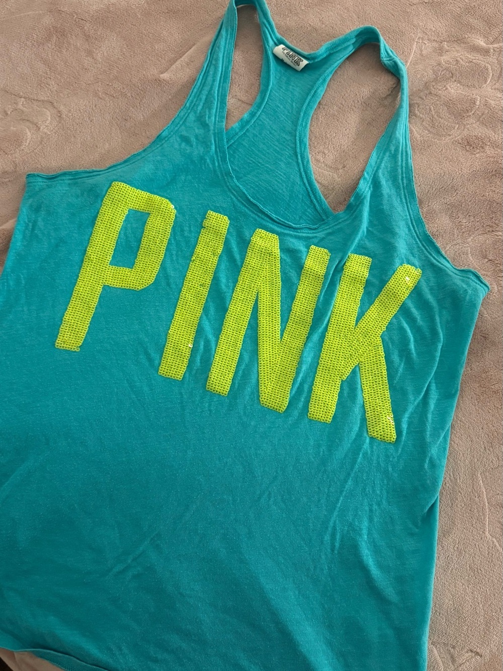 vintage Victoria’s Secret PINK racerback tank top